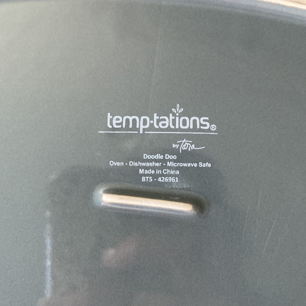 NWT BRAND NEW. Temptations Soup and Sandwich Bowl &   Plate Set - Picture 4 of 8